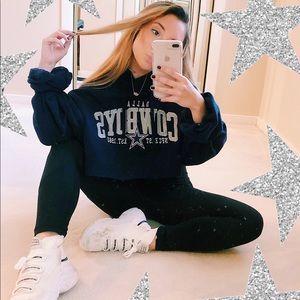 ✨⭐️CROPPED DALLAS COWBOYS HOODIE⭐️✨